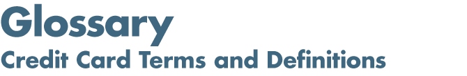Credit Terms Glossary